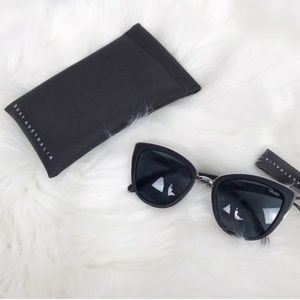 Quay Australia Black Cat Eye Sunglasses